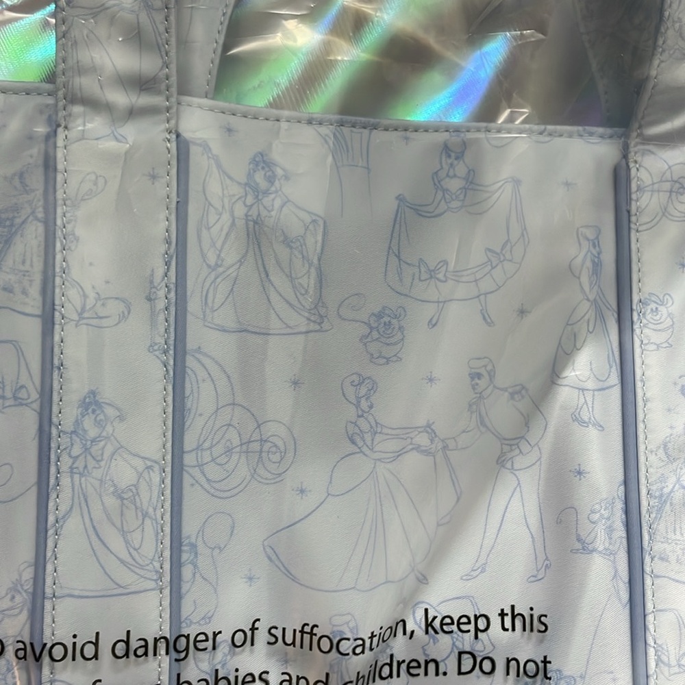 Disney x Stoney Clover Lane Cinderella Blue Tote Bag - Picture 4 of 4